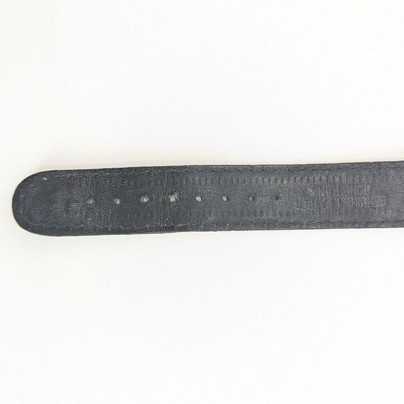 Vintage 1989 Fossil Batman Silver Black Leather Watch - Picture 10 of 10